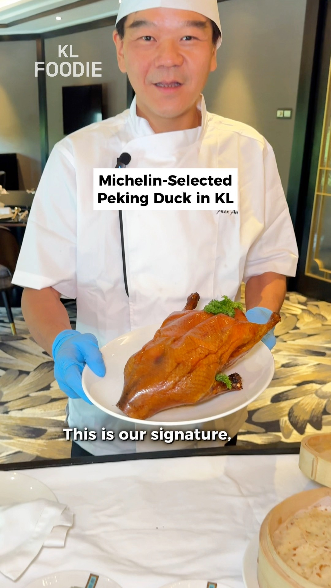 Signature Peking Duck at Michelin-Selected Li Yen, serving authentic ...