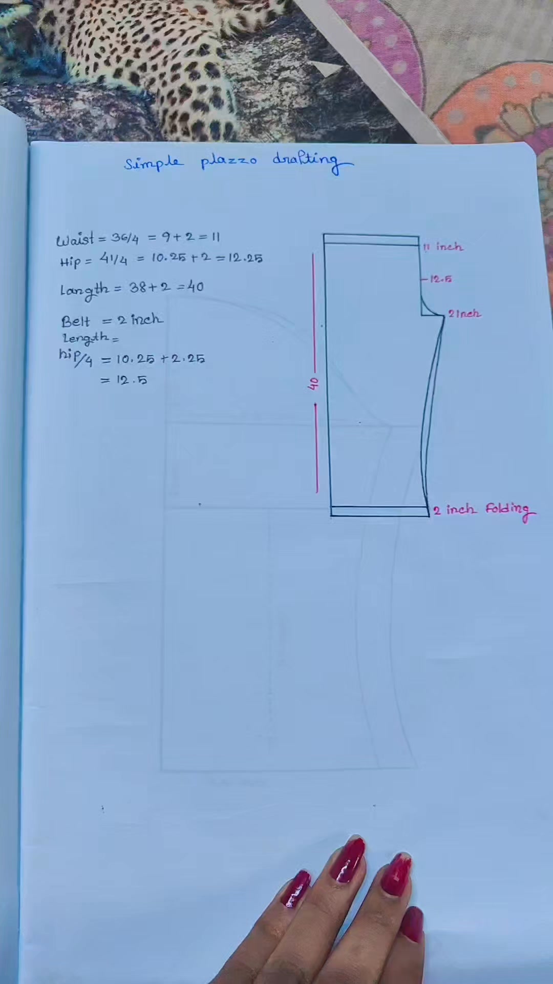 Simple Salwar drafting | Priyanka Haldar | Facebook