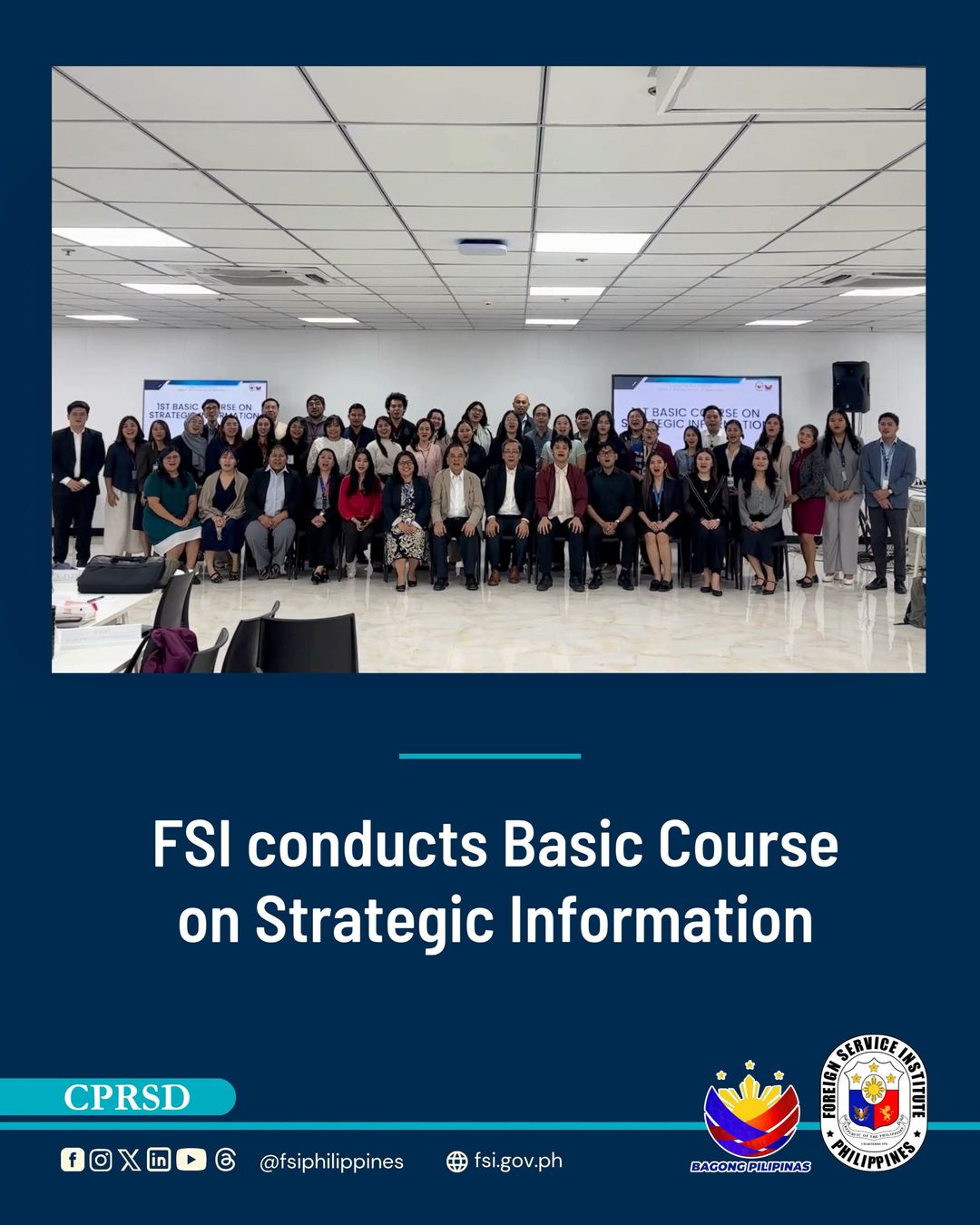 The Foreign Service Institute (FSI) successfully conducted the pilot ...