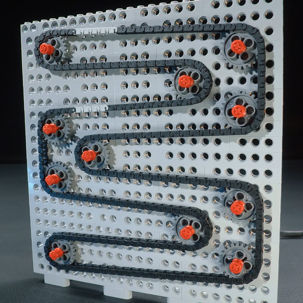 LEGO Chain Chase - LEGO Technic #lego #legotechnic #satisfying | Dr ...