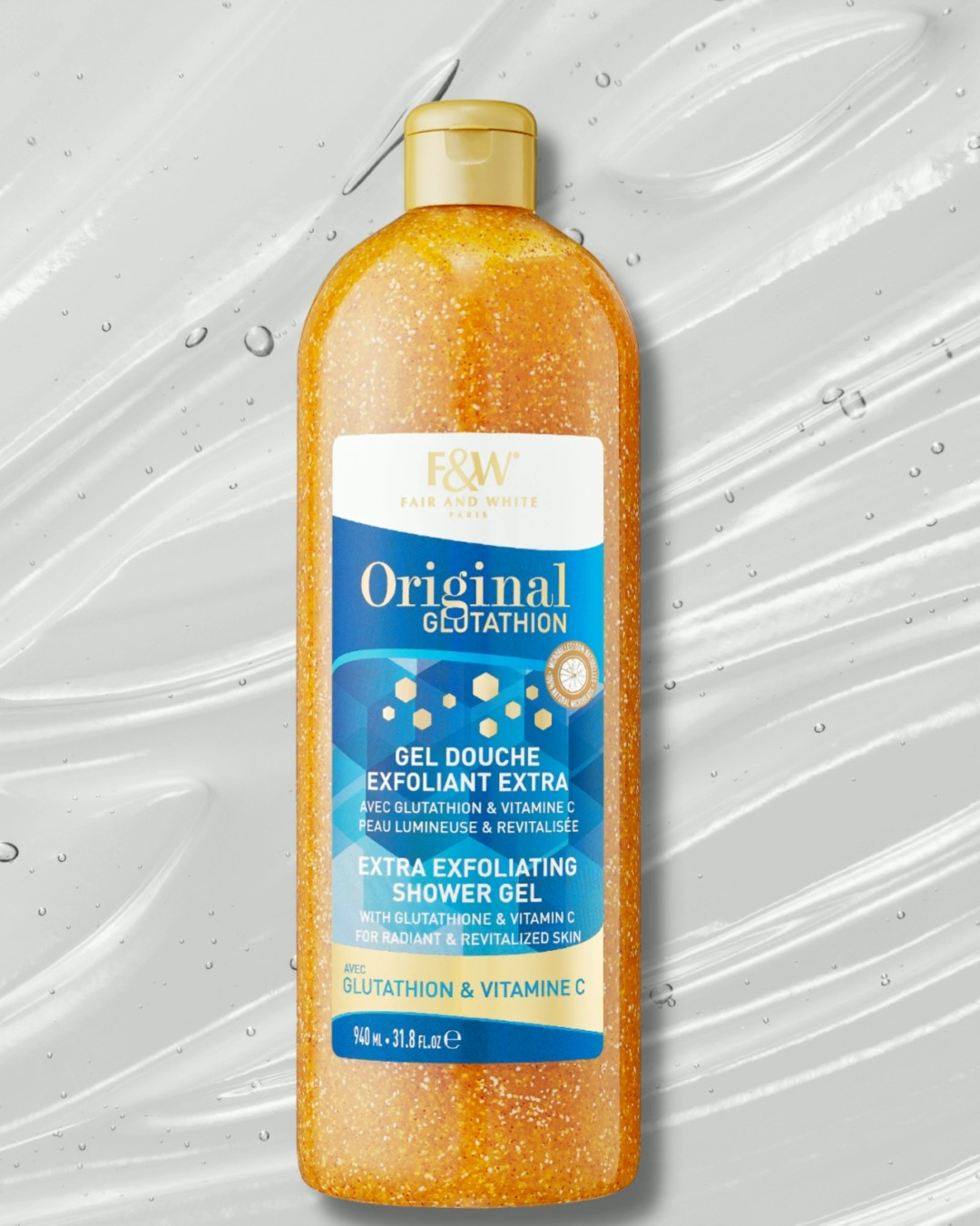 glutathione gel douche Scrub and deep cleanse your body with the EXTRA EXFOLIATING SHOWER from the #ORIGINALGLUTATHION range. 😍, PS. It contains both vitamin C and Glutathion to give your skin an amazing glow boost! , 💭 GLP-1 Additives: B12, L-Carnitine Dosage:500mcg/500mcg New Year 2026