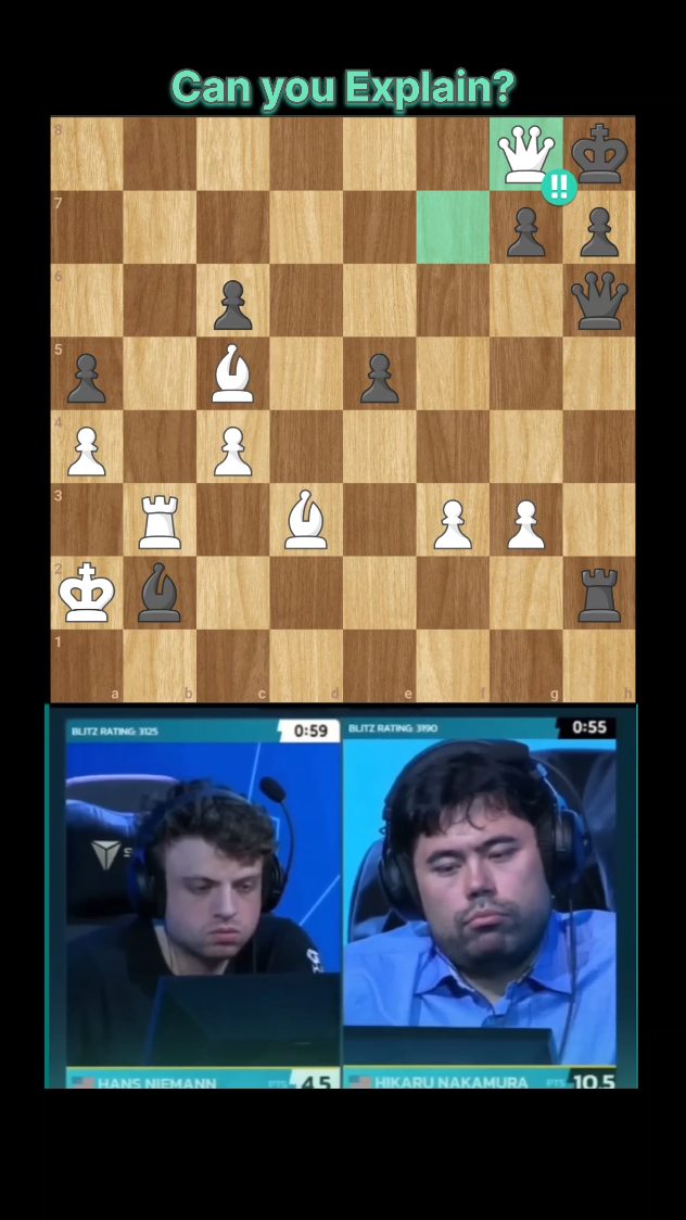Insane Queen sacrifice 🎯‼️💎🧠 . . . #chess #chessgame #chessplayer # ...