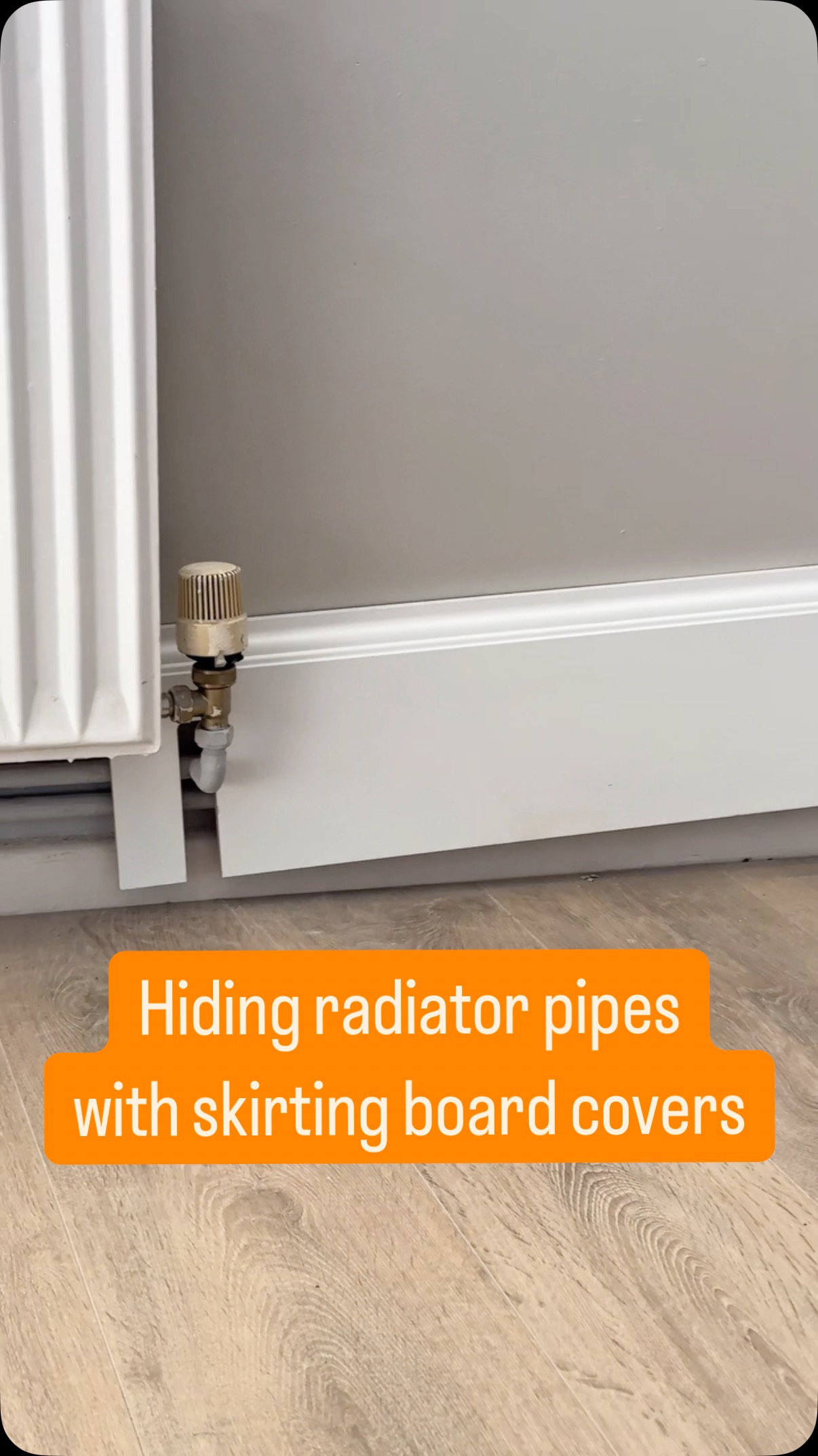 Radiator Pipes Thermal Skirting Board Want To Hide Pipes Around A ...