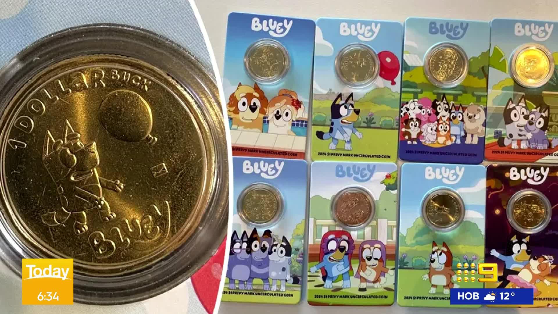New rare Bluey coins will be released in Australia Post stores