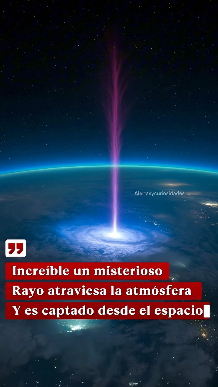 ⚡ ¡Un rayo gigante iluminó el cielo nocturno como si la Tierra ...
