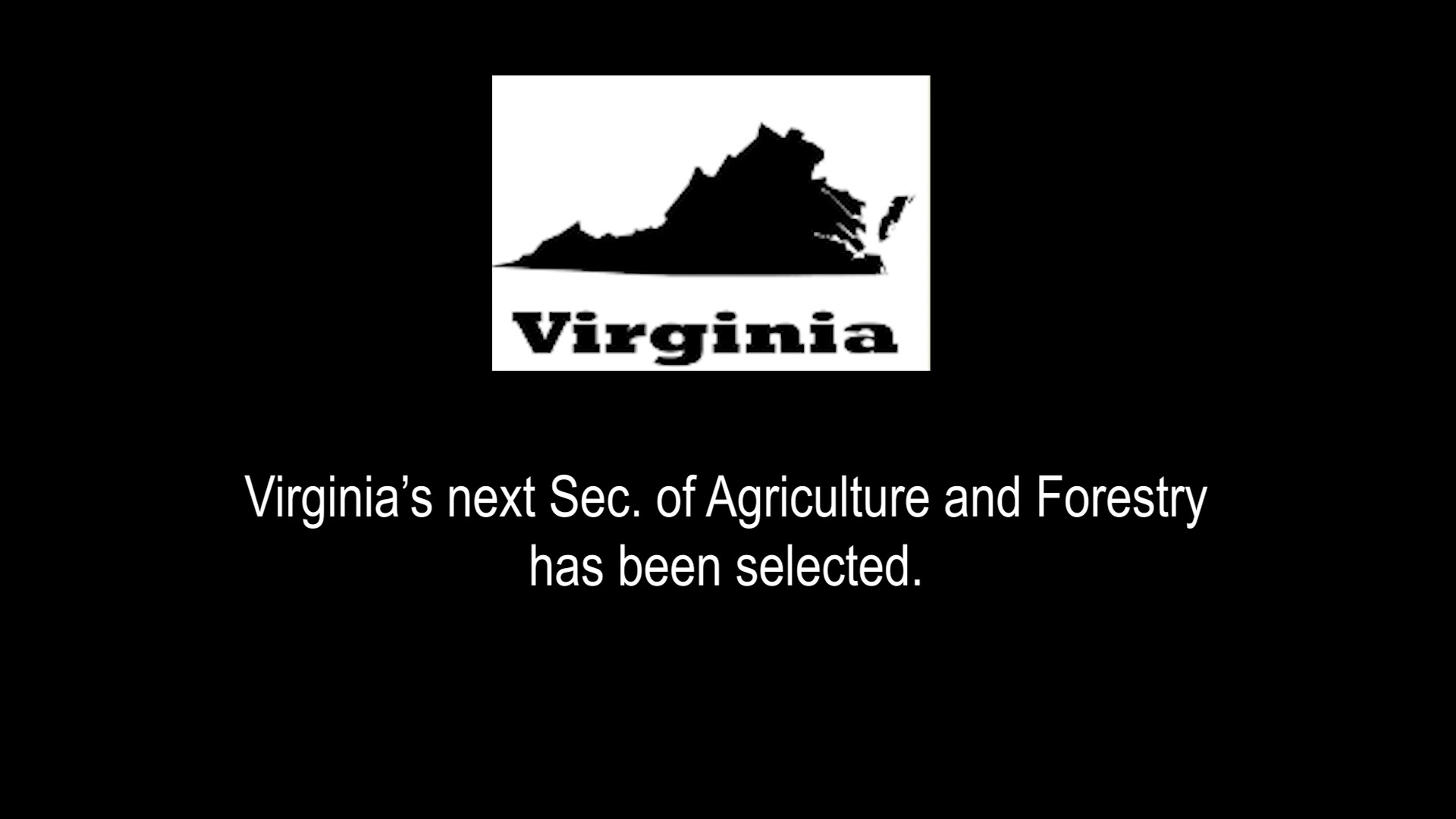 Breaking news - as heard on radio station WSVA in Harrisonburg ...