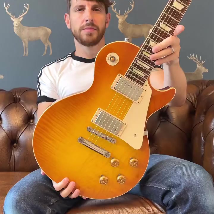 2013 Gibson Les Paul Custom Shop 1958 Reissue - R8 – Honey Burst
