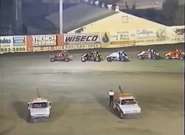 This was maybe my 13th race in a sprint car. A little steel block ...