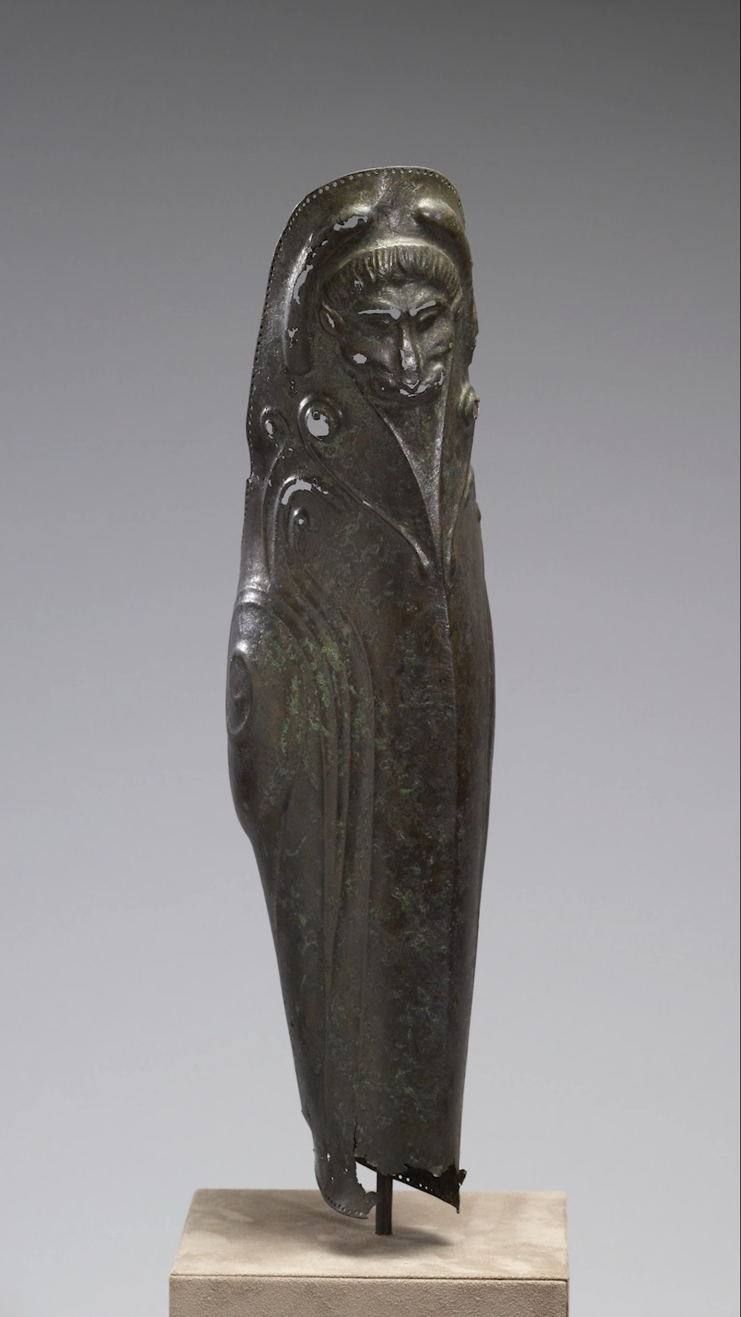 Believed to be at least 2500 years old, this bronze left greave is from ...