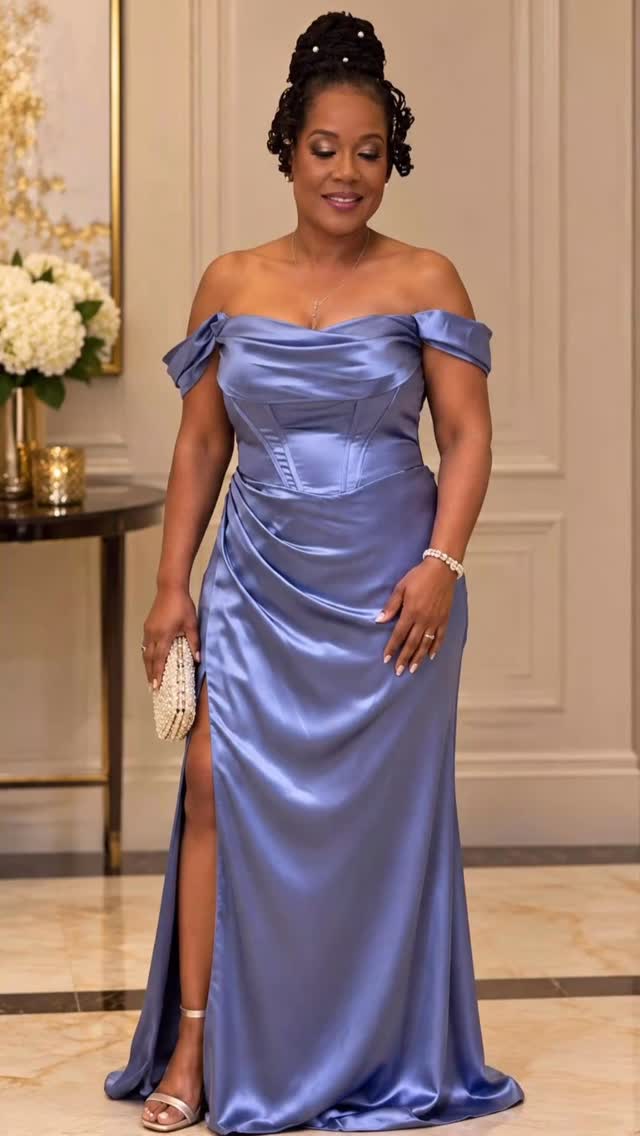 Antoinette Ouattara,MPH,MS looking absolutely stunning in our Leena gown 🤩🤩🤩, Thank you so much for sharing! You were absolutely gorgeous!!!, #dresses #atlanta #boutique | Flower's Dress Boutique