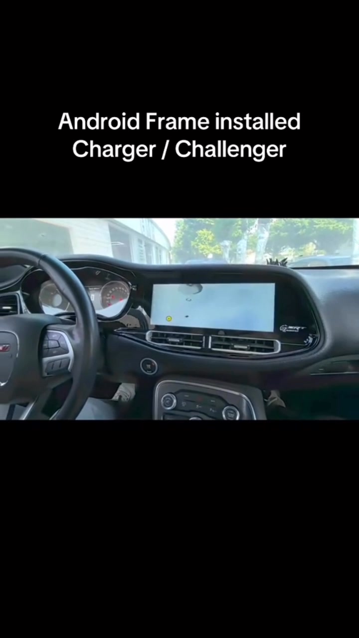 Android frame installed in dodge challenger 🤯must watch‼️like nd follow ...