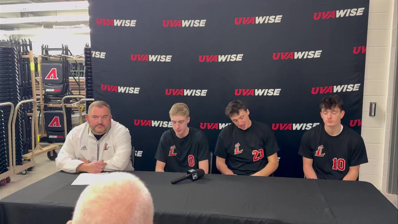 Post Game interview with Coach Boyd, Ethan Horne, Mike Reece, and ...