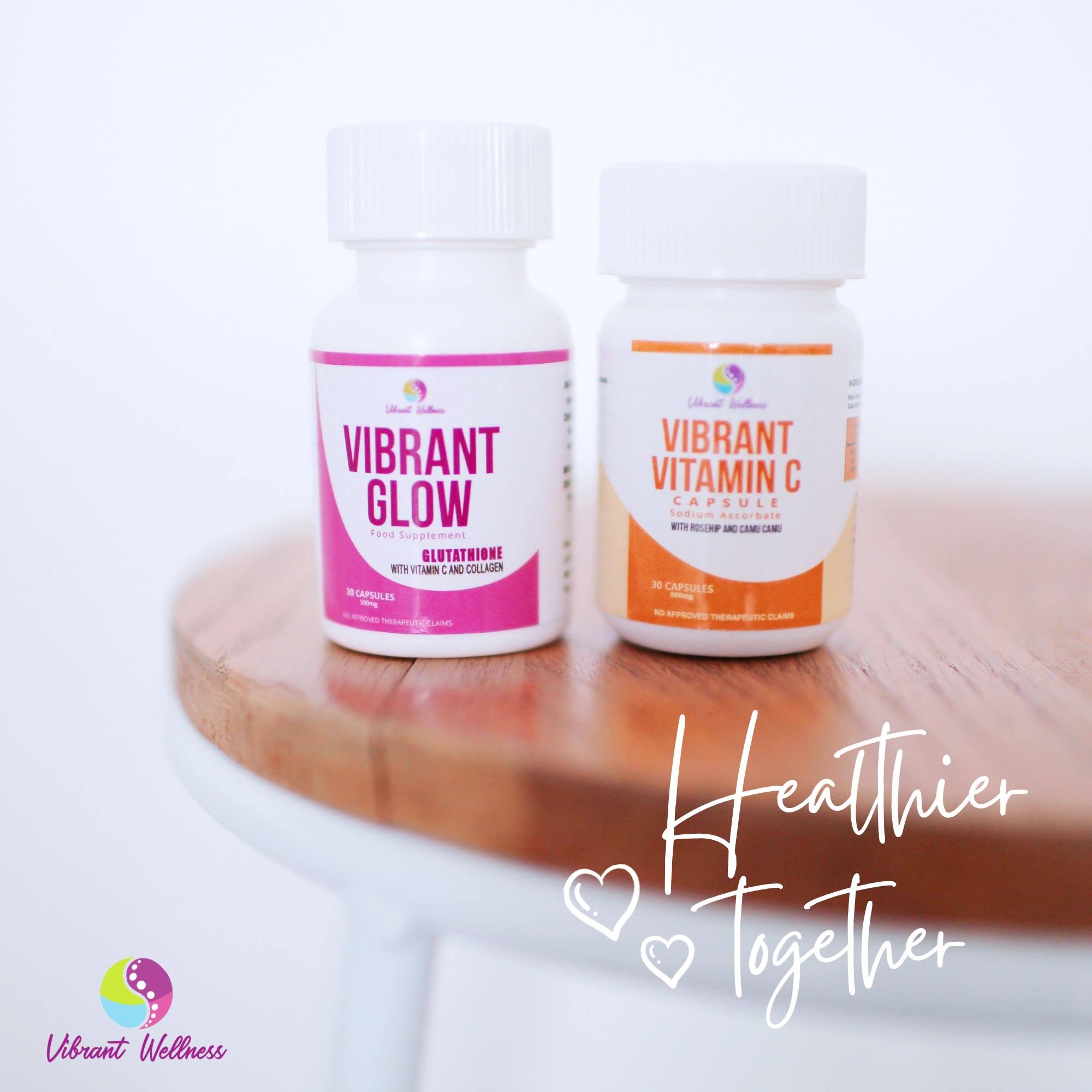 vibrant glow glutathione #Goal this 2021: to be #HealthierTogether. 💪, Mention your special one. 💖, #VibrantWellness , #VibrantLove | Wellness - Main 6 month GHK-CU check-in Face Cream Flavor:Three-Pack