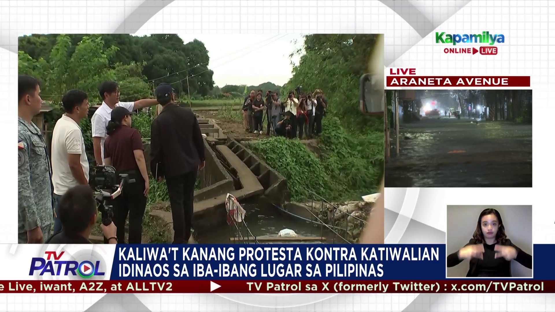 Kaliwa’t kanang protesta ang idinaos sa iba’t ibang lalawigan kasabay ...