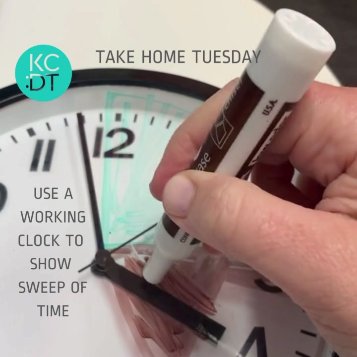⏰Working clocks are a simple way to help kids visualize the passage of ...