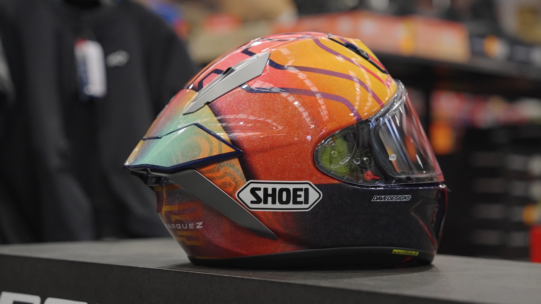 marc marquez gold shoei helmet X-15 Thai 2XL The Shoei X Shoei X-Fifteen Marc Marquez 9