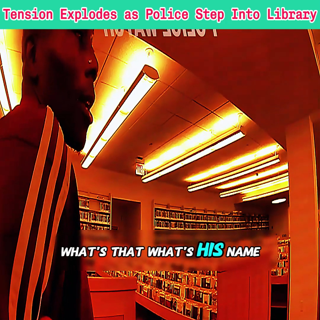 Tension Explodes as Police Step Into Library | Video Cop Viral | Facebook