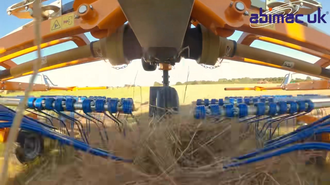 The AbimacUK front rake allows for good visibility while working, the ...