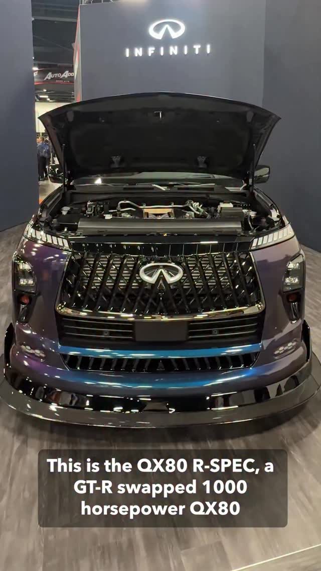 This Infiniti QX80 has a 1,000-hp, twin-turbo V-6 from the GTR. Is this ...