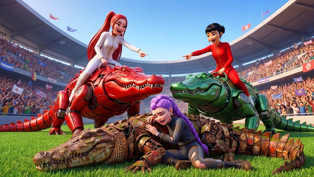 Rumi Gets Crocodile Racing Championship | Dura Gaming | Facebook