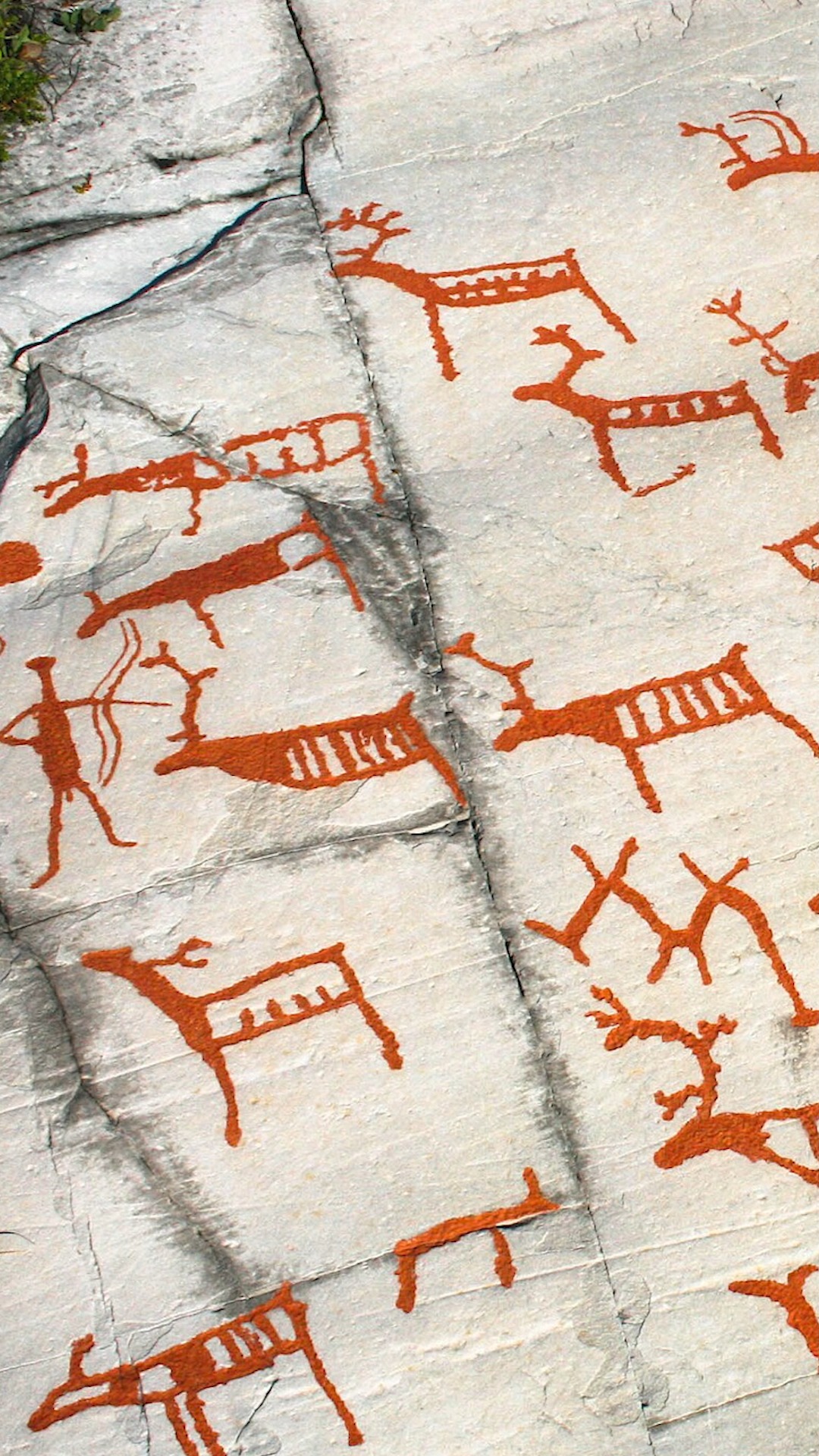 At least 6,000 years old, the rock carvings at Alta, Norway, were ...