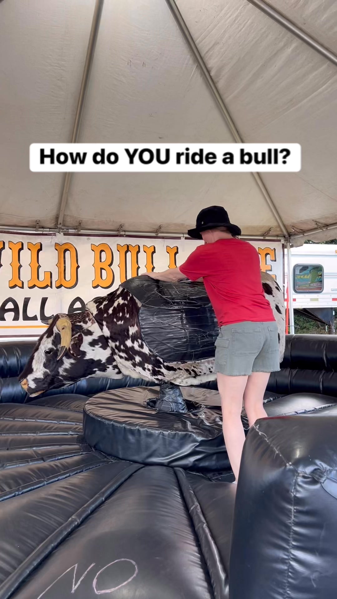 Have you rode the bull yet? I should have asked for extra “speed ride ...