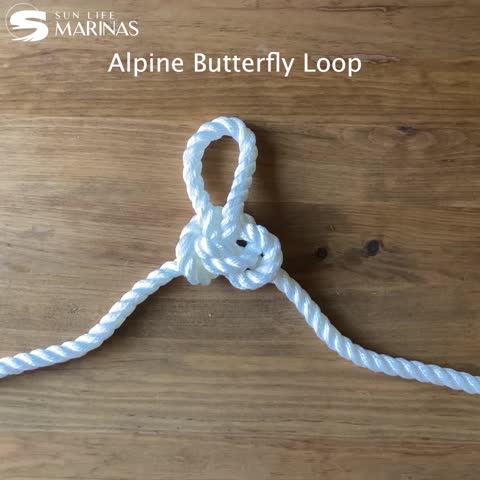 Know your Knots: Alpine Butterfly Loop The Alpine butterfly loop is a ...