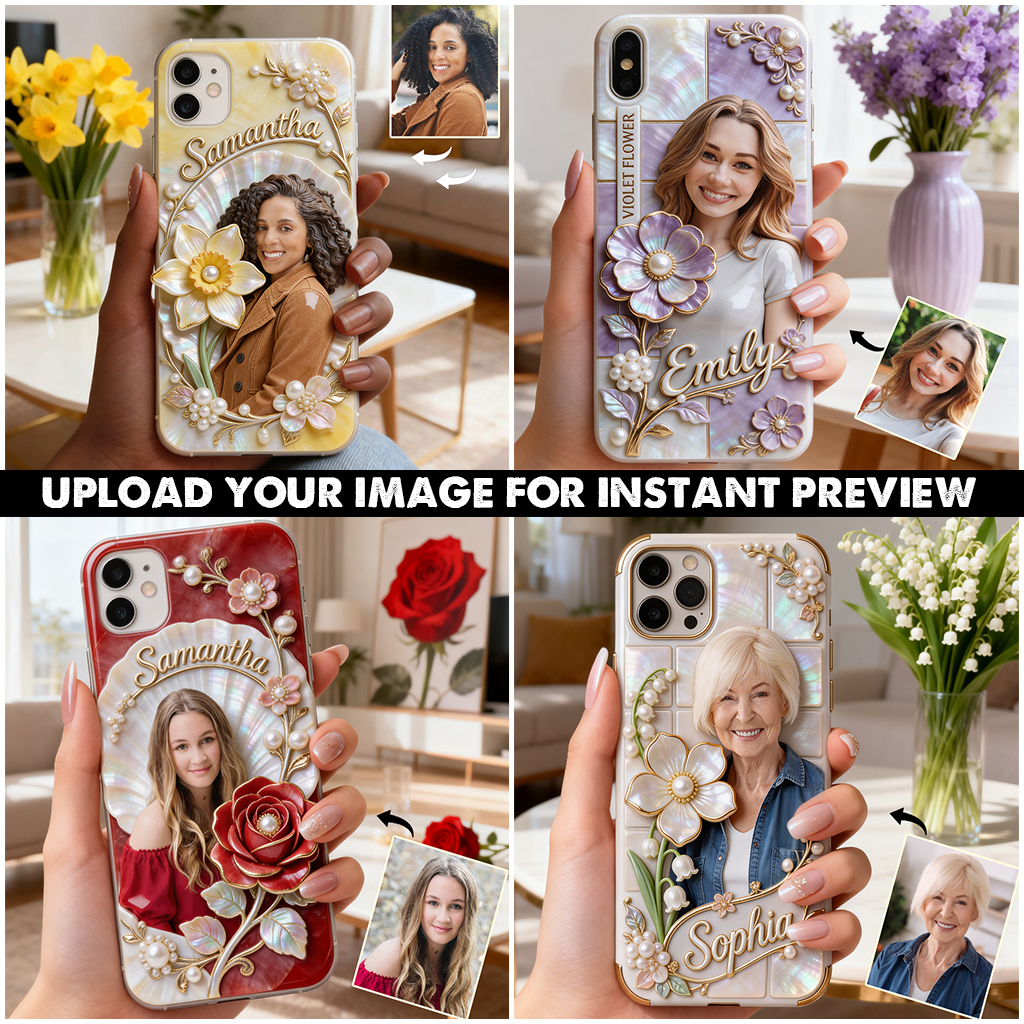 Customize your own Birthmonth Flower Phone Case - a perfect ...