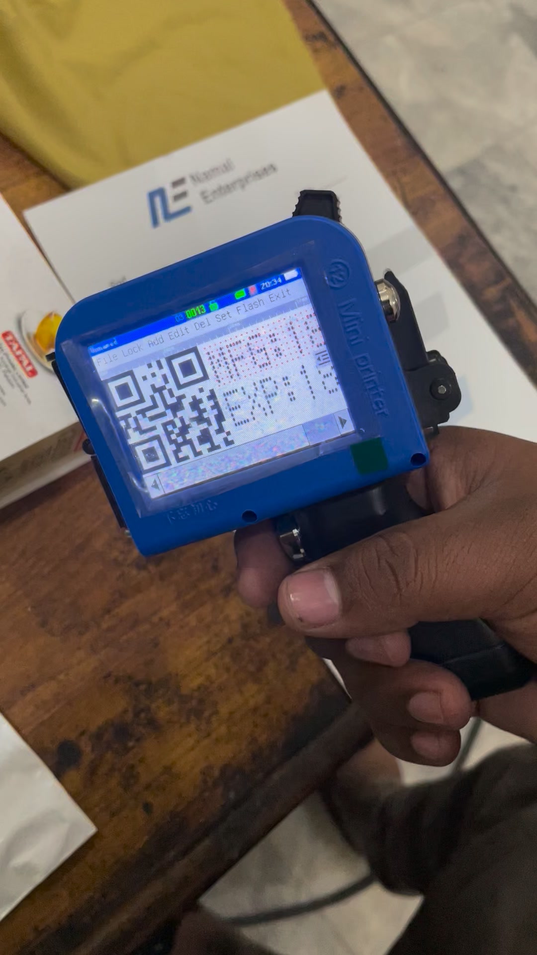 Qr code print and scan (M2 mini printer) in just 39000 with COD contact ...