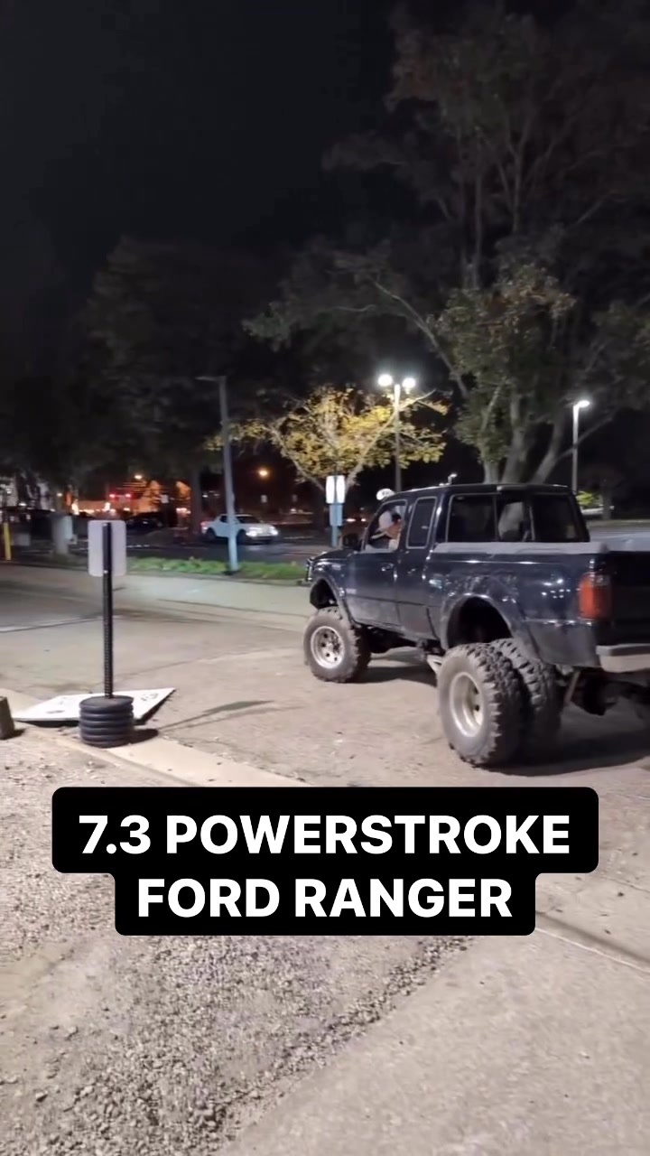 7.3 powerstroke ford ranger #car #vehicle #truck #fordranger #ford # ...