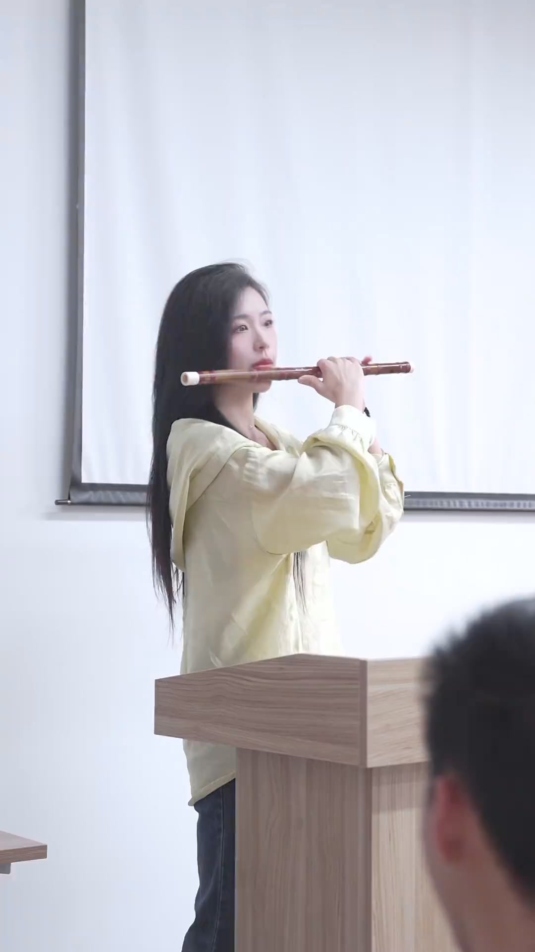 This is a traditional Chinese musical instrument - Bamboo flute