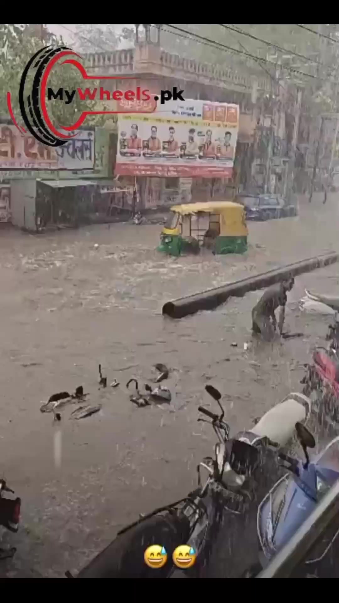 Monsoon/24: Scenes of torrential rains in Rajasthan, India مونسون/24 ...