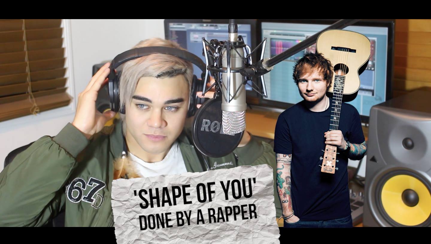 if 'SHAPE OF YOU' was done by a RAPPER!! | if 'SHAPE OF YOU' was done ...