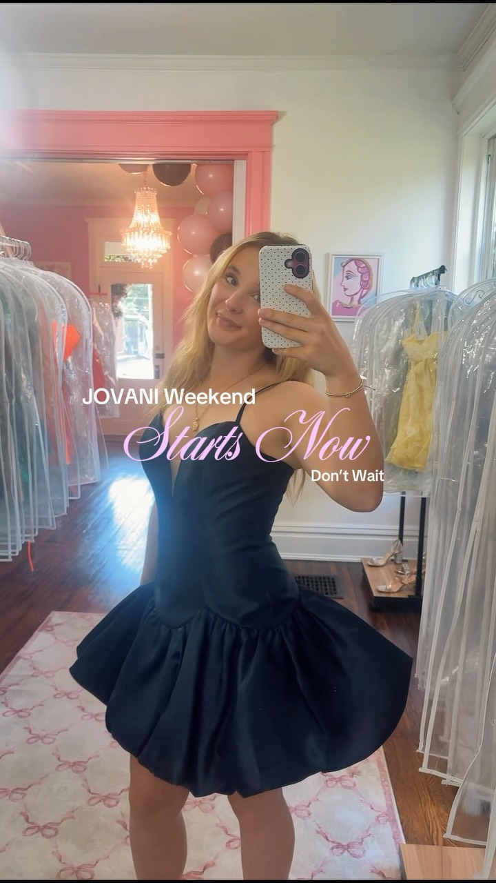 homecoming dresses zanesville ohio POV: you picked the BEST weekend to shop HOCO , JOVANI WEEKEND IS HERE , New Jovani just hit the racks 👀 and yes… the styles are THAT good., PLUS 🎁 the first 25 girls get, FREE JOVANI SLIPPERS with Bridal gowns