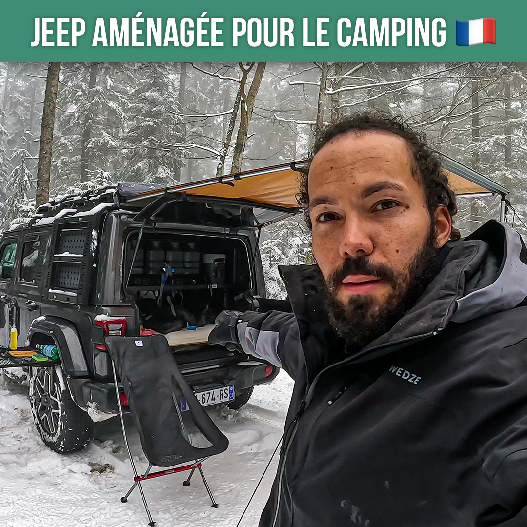 4x4 Jeep Wangler aménagé pour le camping, France 🇫🇷 | Voyage sans ...
