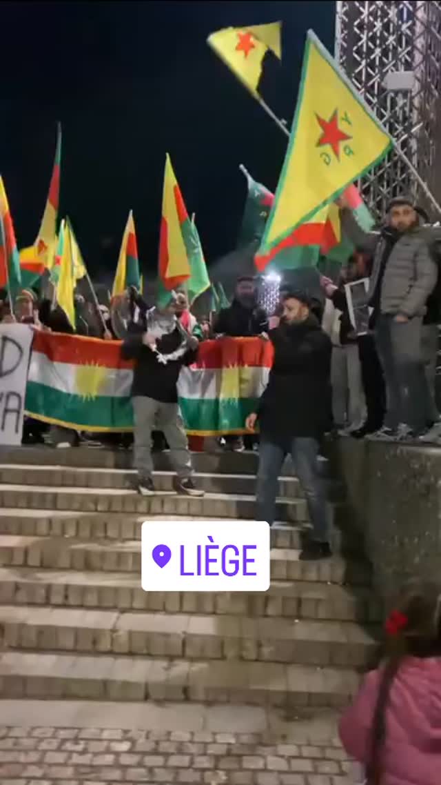 LIÈGE, ce soir Manifestation en solidarité avec les Kurdes du Rojava ...