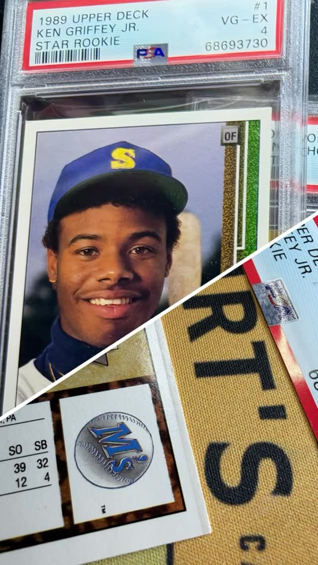 ken griffey jr. graded cards PSA 9 MINT (Baseball Card) 1989 Topps Traded This card would make a great addition to any sports memorabilia collection!. 1990 Topps #336 Ken Griffey