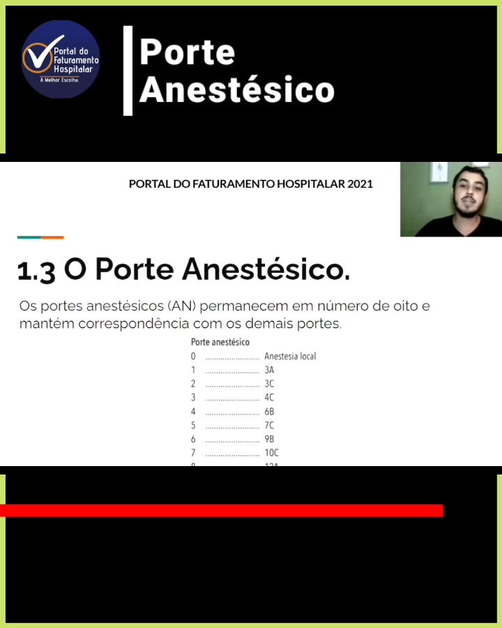 O tal do Porte Anestésico. ⠀ As inscrições para o nosso Curso Prático