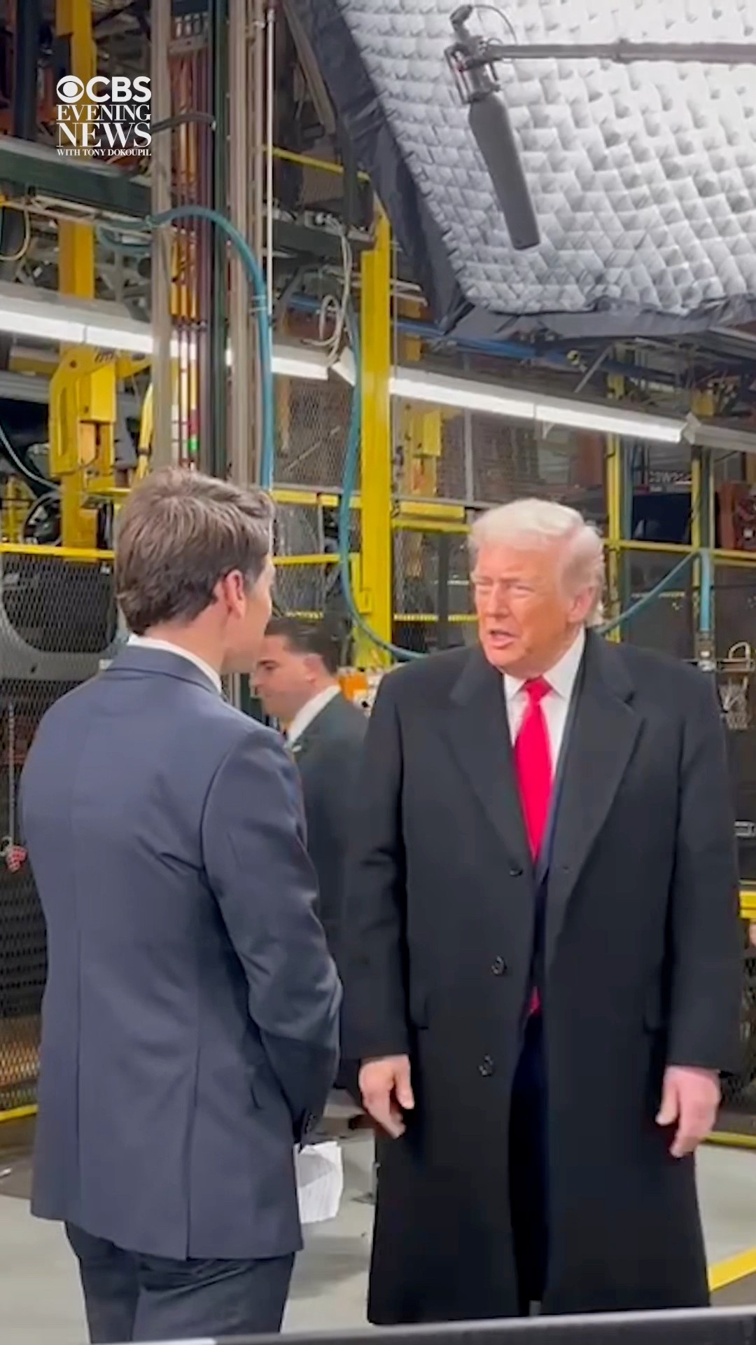 TONIGHT: Tony Dokoupil interviews President Donald J. Trump at a Ford ...