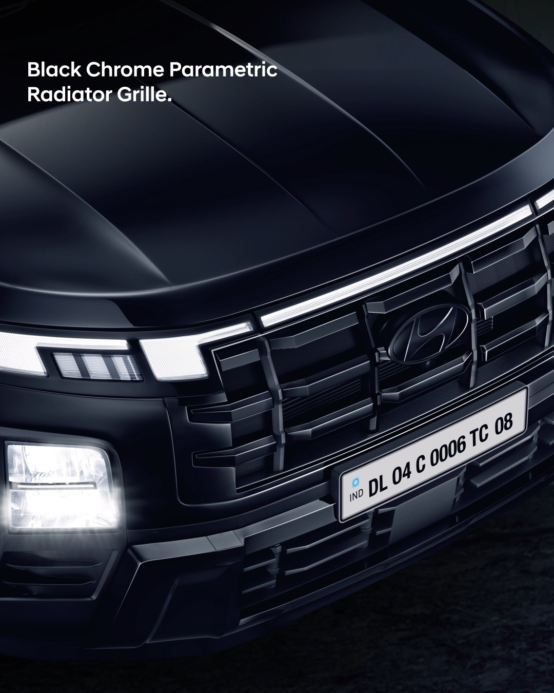 Hyundai India - The Hyundai CRETA KNIGHT's black chrome...