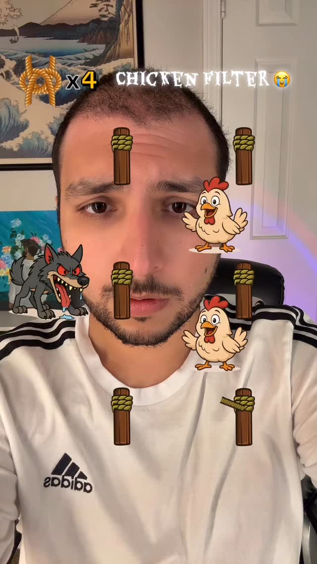 Chicken Filter Game 😱! #chicken #filter #game #challenge #reels # ...