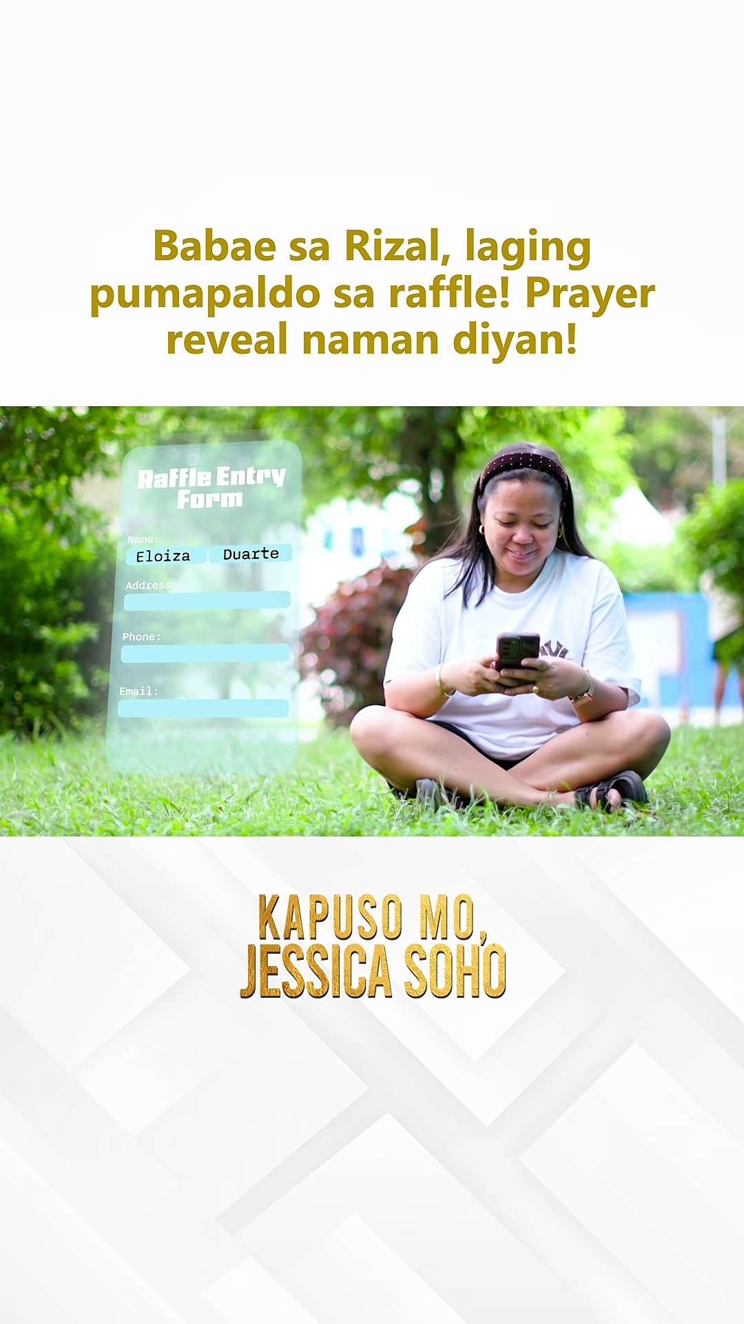 BABAE SA RIZAL, LAGING PUMAPALDO SA RAFFLE! PA-PRAYER REVEAL NAMAN ...