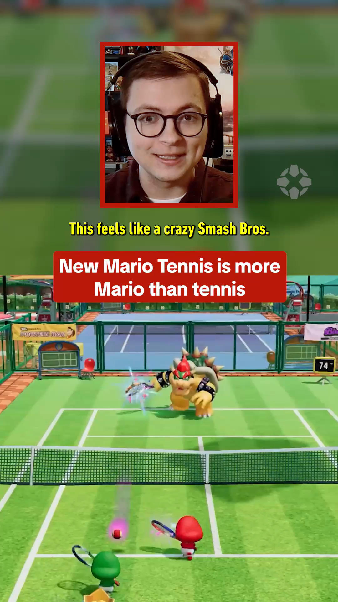 We tried a bit of Mario Tennis Fever and found out it takes a different ...