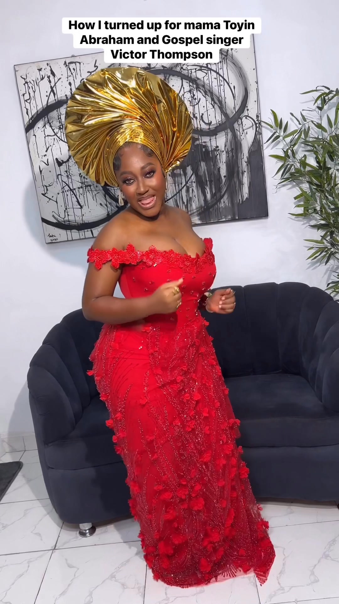 How I turned up for mama Toyin Abraham and Gospel singer Victor ...