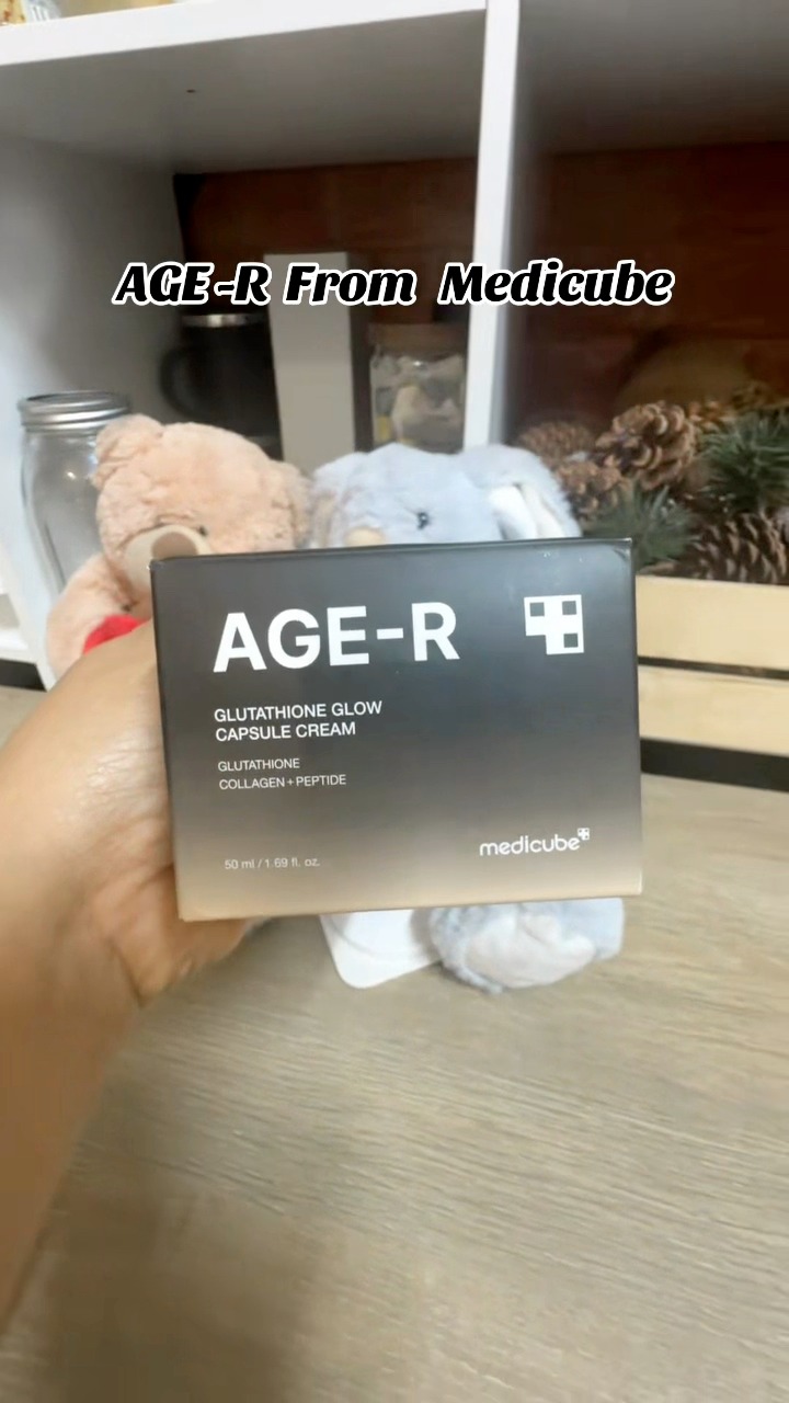 Medicube AGE-R Glutathione Glow Capsule Cream – Helps brighten dull skin and gives a dewy, glowing appearance with glutathione capsules. #medicube #foryoupageシ #highlight #follower #medicubepartner 