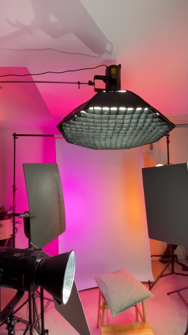 Here’s a breakdown of our lighting set-up 👇🏽 Main light 👉🏼 top-down ...