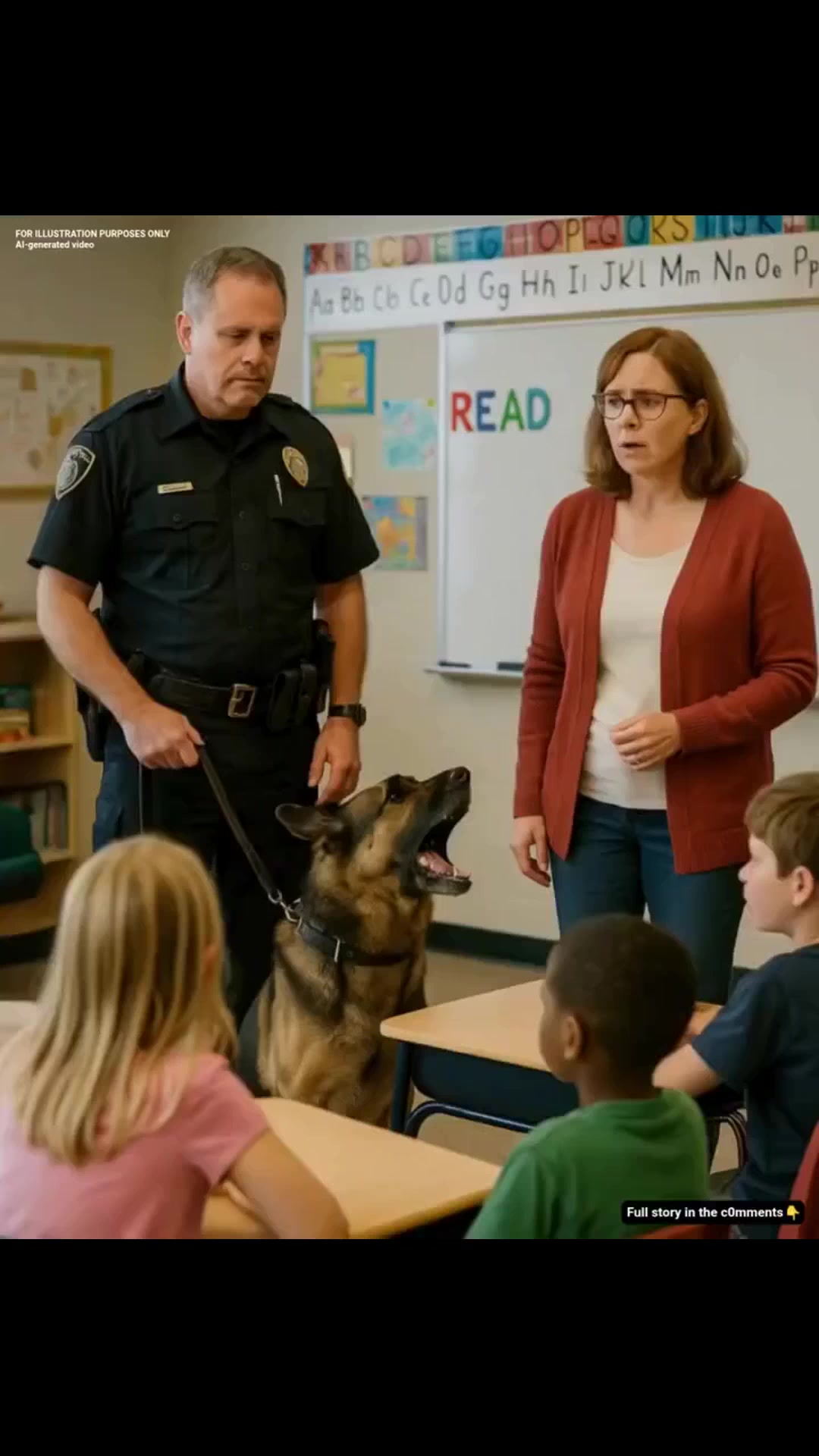 NO ONE UNDERSTOOD WHY THE K-9 BARKED AT THE BELOVED TEACHER — UNTIL ...