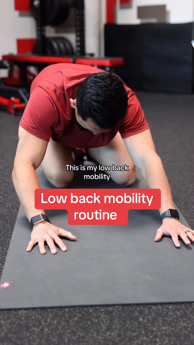 Mike’s morning LOW BACK MOBILITY routine to get his low back feeling ...