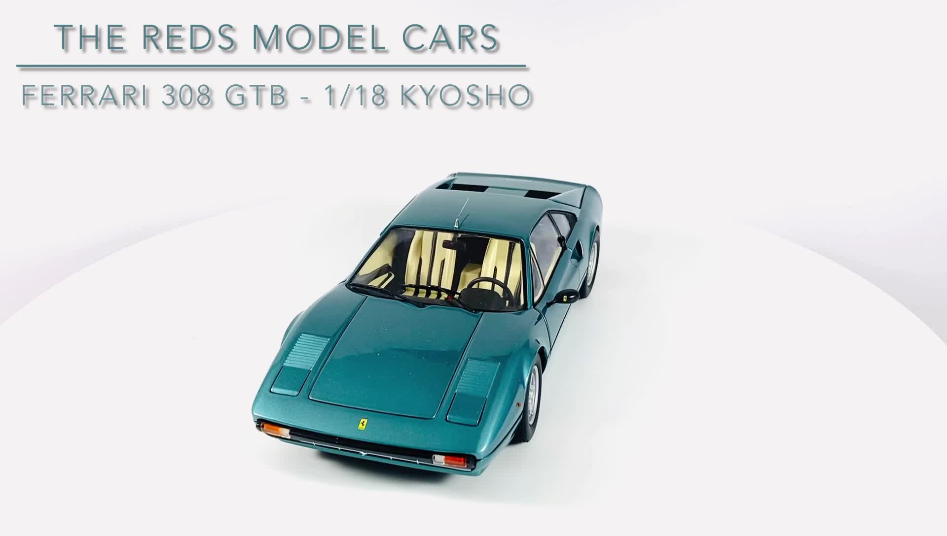 1975 - Ferrari 308 GTB ('75 Paris Saloon) 3.0 litre V8 1:18 Kyosho