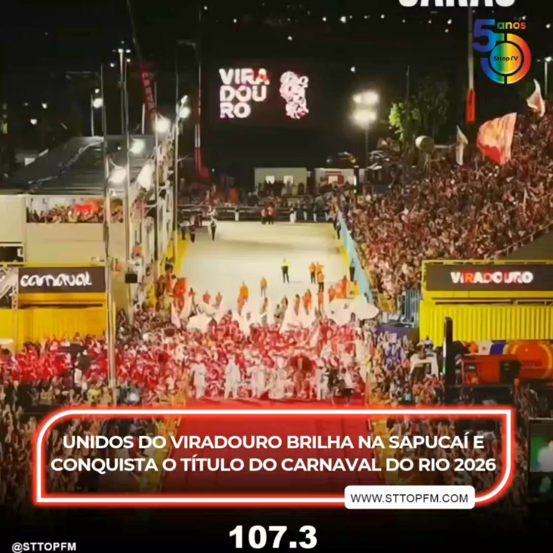 A escola de samba Unidos do Viradouro sagrou-se grande campeã do ...